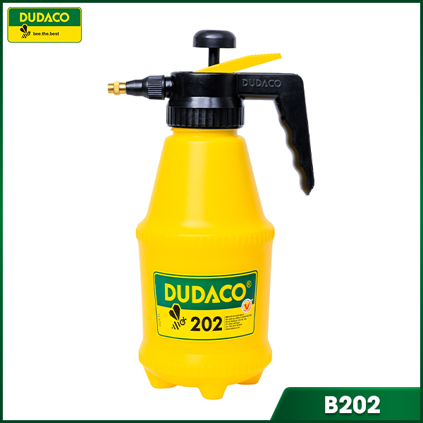 B202 - Bình 2 lít không đế, béc đồng hoặc nhựa